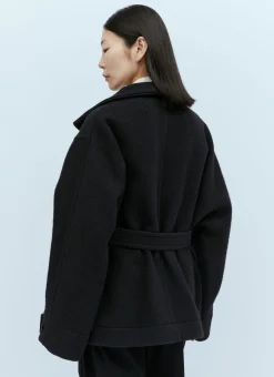 Short Cotton Duffle Coat