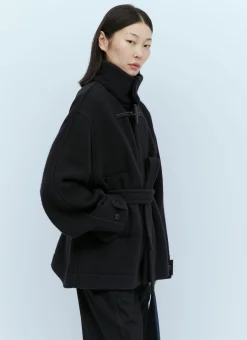 Short Cotton Duffle Coat