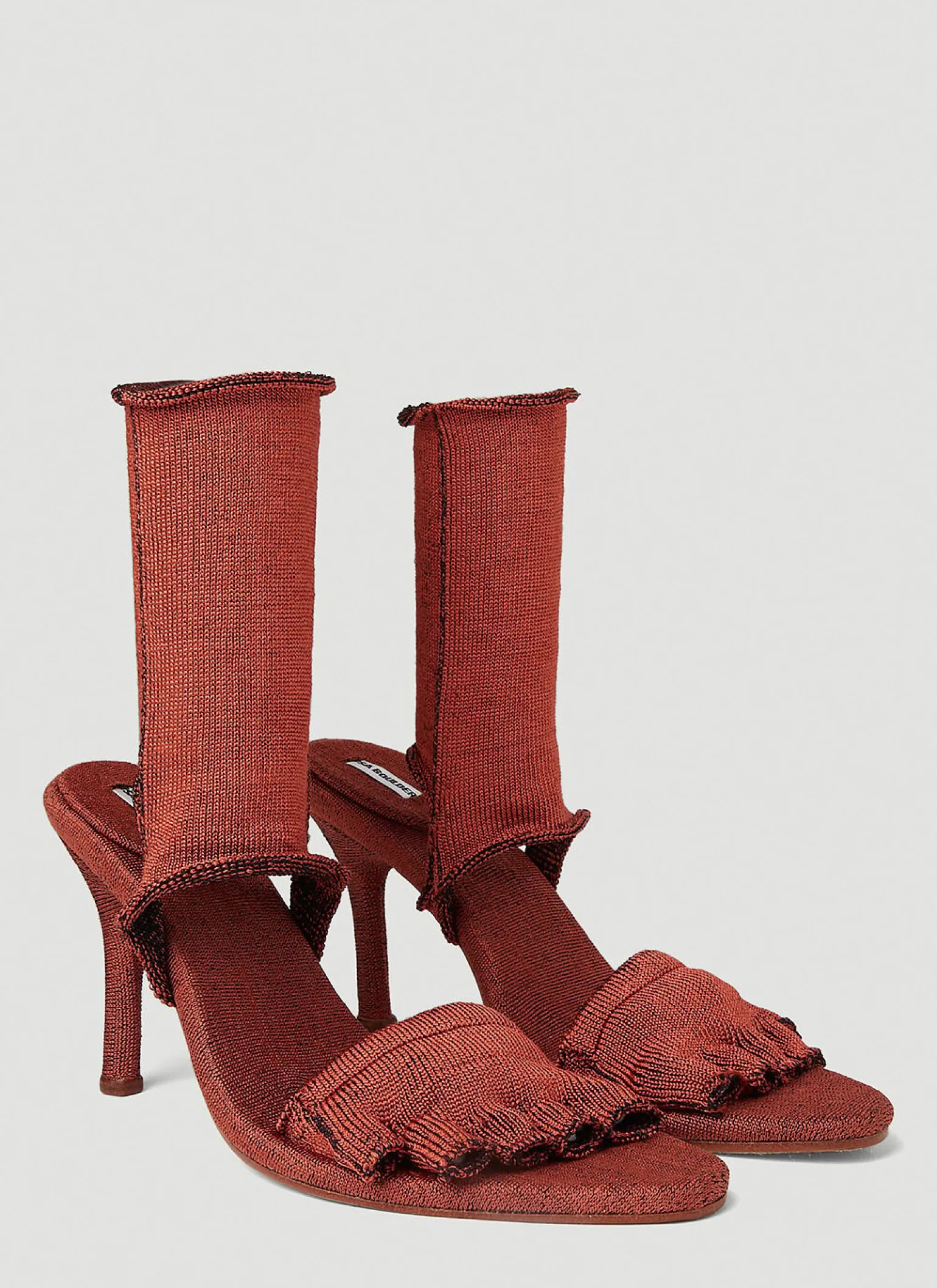 Short Garter Heel Sandals