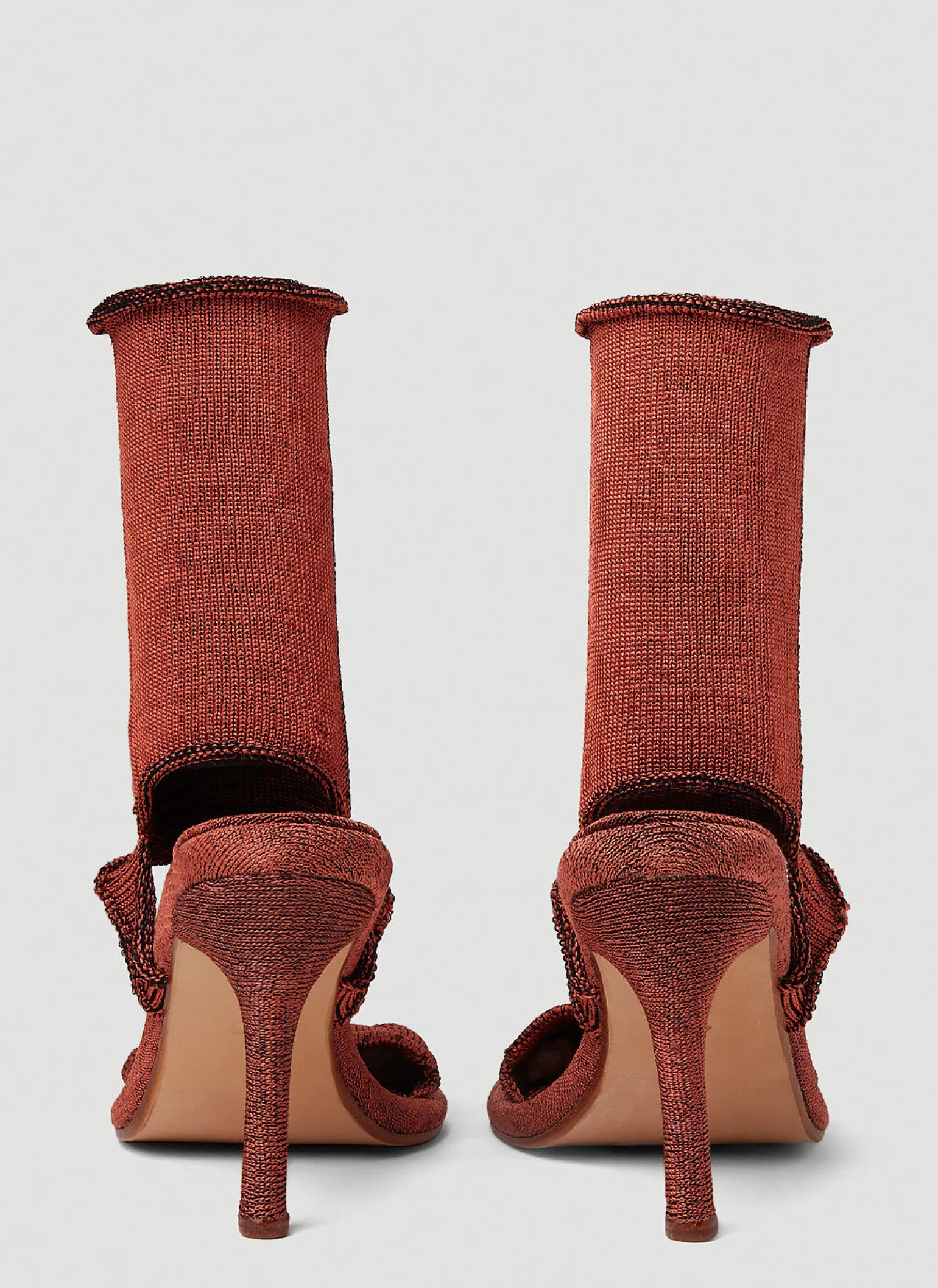 Short Garter Heel Sandals