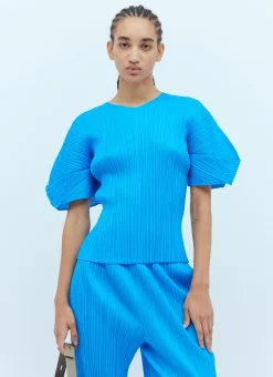 Short Sleeve Pleated Top