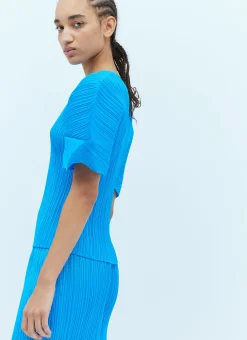 Short Sleeve Pleated Top