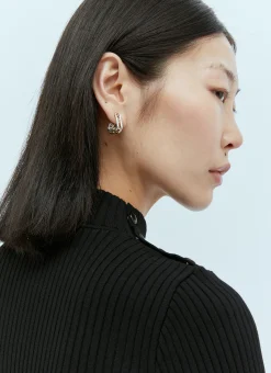Shoulder Snaps Rib Knit Top
