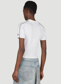 Shrunken Soccer Jersey Top