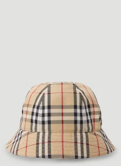 Signature Check Bucket Hat