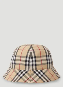 Signature Check Bucket Hat