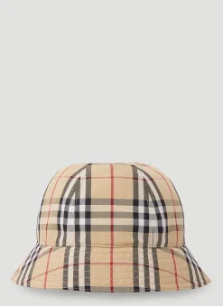Signature Check Bucket Hat