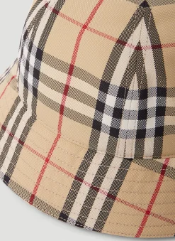 Signature Check Bucket Hat