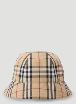 Signature Check Bucket Hat