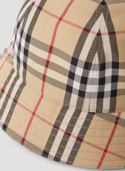 Signature Check Bucket Hat