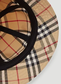 Signature Check Bucket Hat
