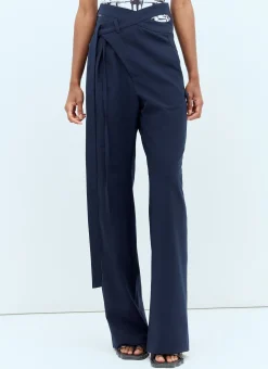 Signature Wrap Suit Pants