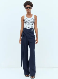Signature Wrap Suit Pants