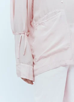 Silk Hooded Shirt