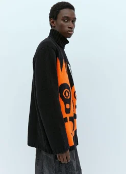 Skull Knit Oversized Sweater