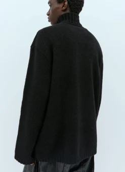 Skull Knit Oversized Sweater
