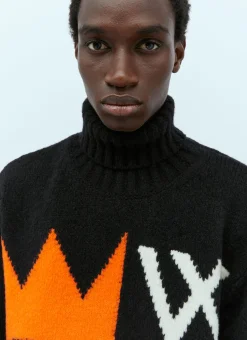 Skull Knit Oversized Sweater