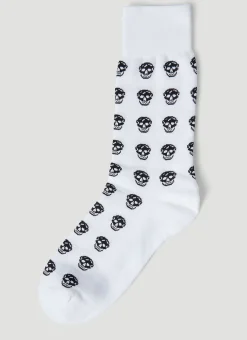 Skull Motif Socks