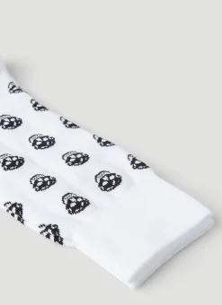 Skull Motif Socks