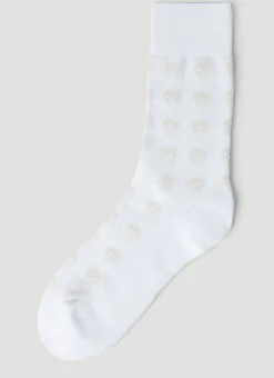 Skull Motif Socks