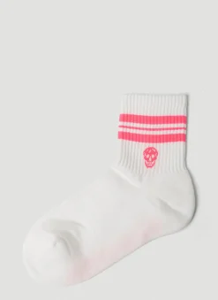 Skull Stripe Sports Socks