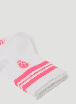 Skull Stripe Sports Socks