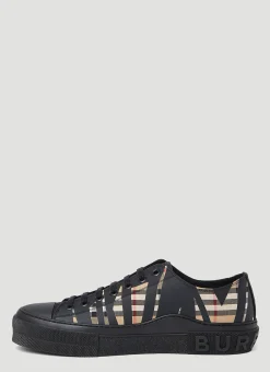 Sliced Check Sneakers