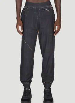 Sliced Check Track Pants