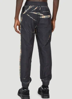 Sliced Check Track Pants