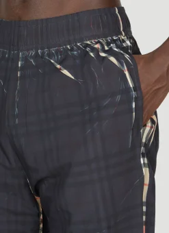Sliced Check Track Pants