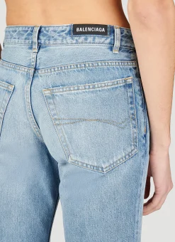 Slim Fit Denim Shorts