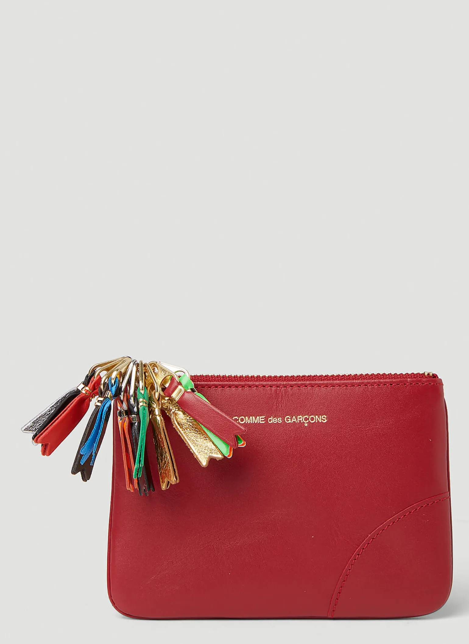 Small Logo Zipper Pull Wallet