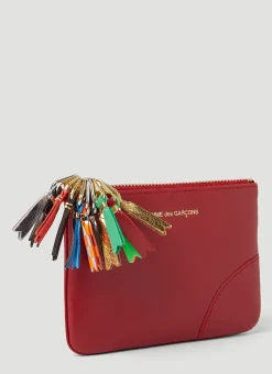 Small Logo Zipper Pull Wallet