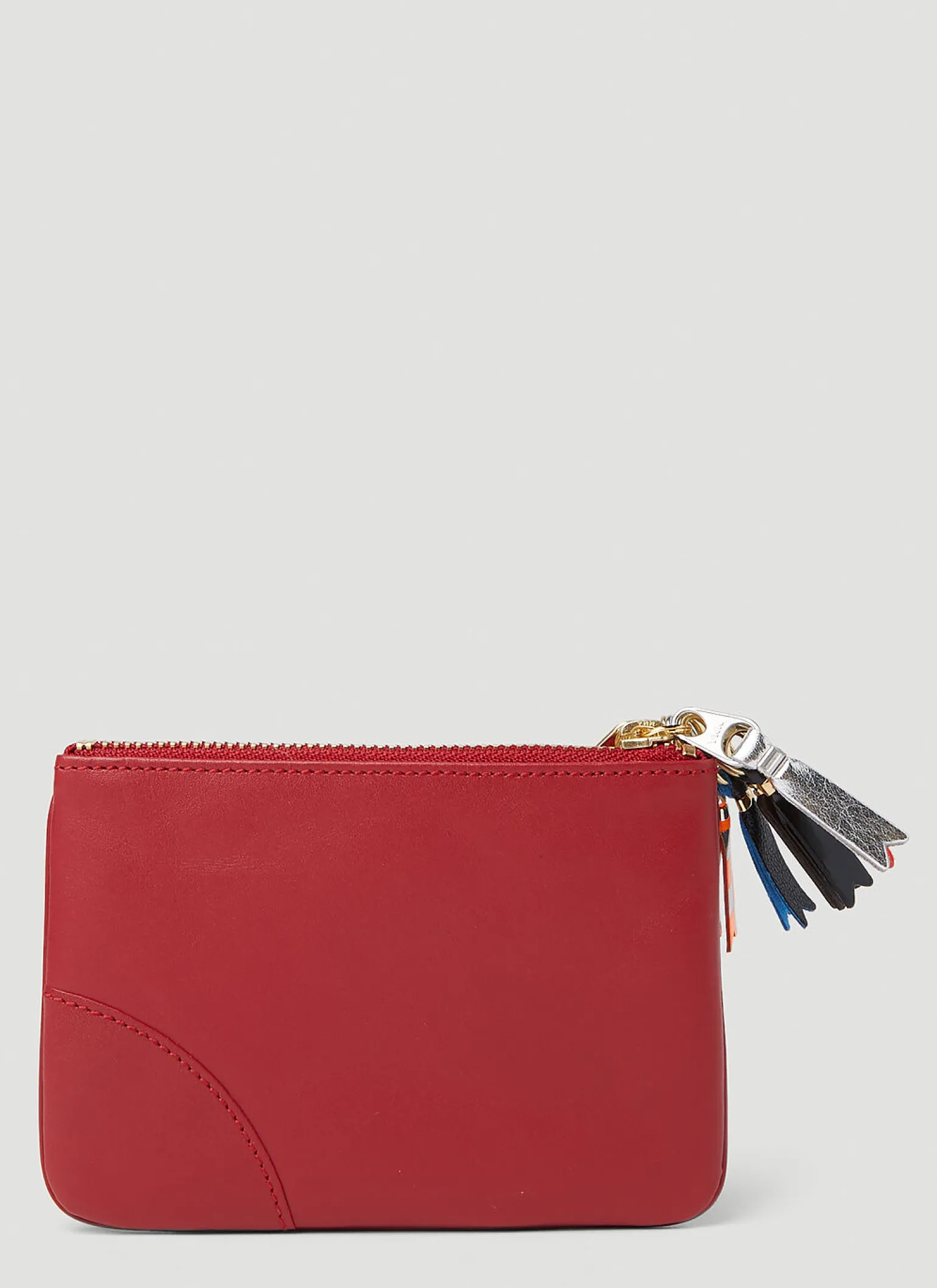 Small Logo Zipper Pull Wallet