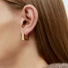 Small Square Hoop Earrings