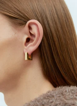 Small Square Hoop Earrings