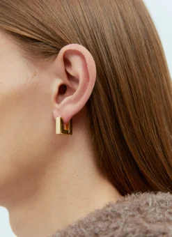 Small Square Hoop Earrings