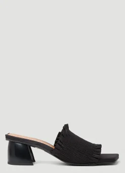 Smock Kitten Heel Mules