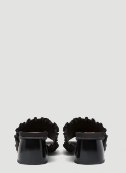 Smock Kitten Heel Mules