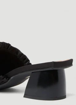 Smock Kitten Heel Mules