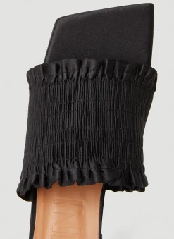 Smock Kitten Heel Mules