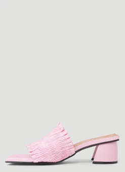 Smock Kitten Heel Mules