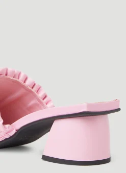 Smock Kitten Heel Mules