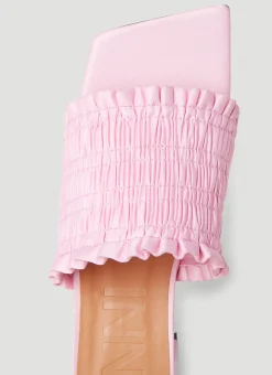 Smock Kitten Heel Mules