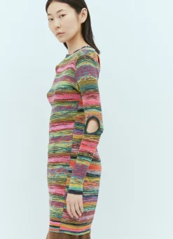 Spacedye Problemo Holey Knit Mini Dress