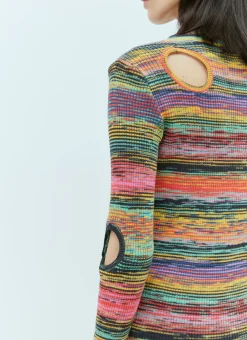 Spacedye Problemo Holey Knit Mini Dress