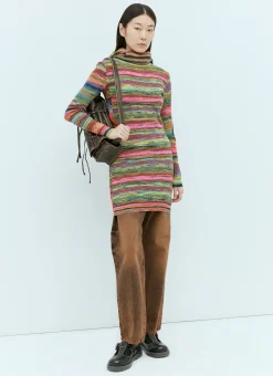 Spacedye Problemo Holey Knit Mini Dress