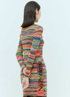 Spacedye Problemo Holey Knit Mini Dress