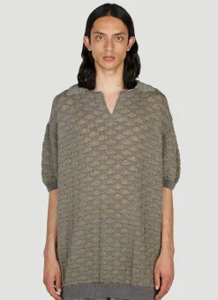 Sphere Knit Polo Shirt