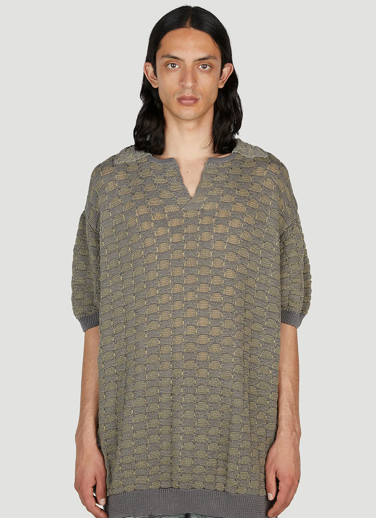 Sphere Knit Polo Shirt